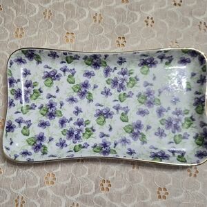 Vintage Lefton China Snack Plate